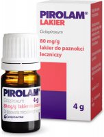 Pirolam, lakier do paznokci leczniczy, 80 mg/g, 4 g