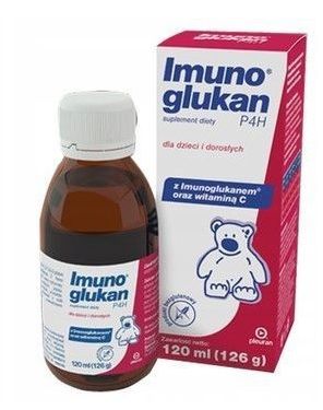 Imunoglukan P4H z witaminą C, syrop, 120ml 