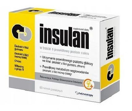 Insulan ,60 tabletek powlekanych