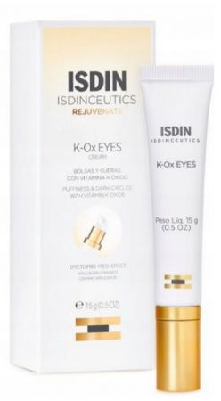 ISDIN K-OX Eyes, Krem pod oczy z oksydowaną witaminą K, 15 g
