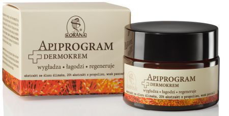 Korana Apiprogram, krem z ekstraktem ze śluzu ślimaka, 50 ml