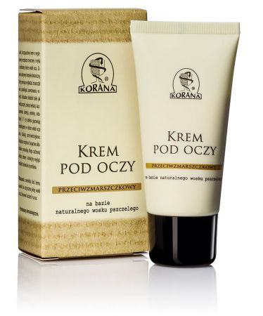 Korana, krem pod oczy, na bazie wosku pszczelego, 30ml