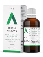 Krople miętowe krople doustne 35g Amara