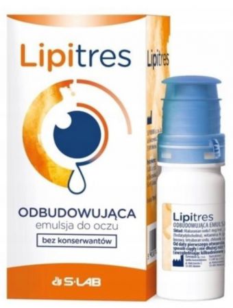 Lipitres Odbudowująca Emulsja do oczu, 10 ml