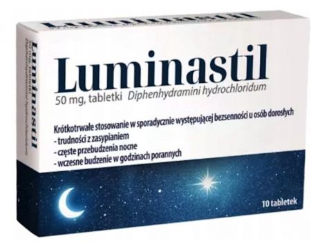 Luminastil 50 mg, 10 tabletek