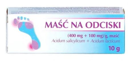 Maść na odciski, (400 mg + 100 mg)/g, maść, 10g