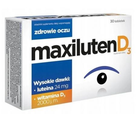 Maxiluten D3, 30 tabletek