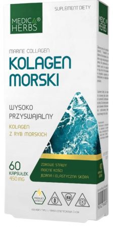 Medica Herbs Kolagen morski, Marine Collagen, 60 kapsułek