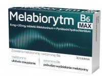 Melabiorytm B6 MAX, 6 mg + 20 mg, tabletki