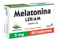 Melatonina LEK-AM 5mg x 60tabletek