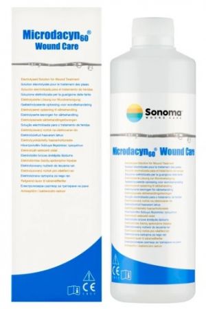 Microdacyn 60 Wound Care, elektrolizowany roztwór na rany, 500ml