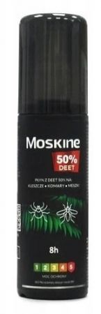 Moskine Płyn na komary, kleszcze, meszki, 80ml