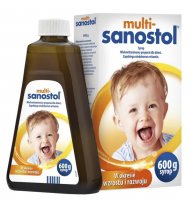 Multi-Sanostol, syrop witaminowy, dla dzieci, 600g