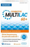 Multilac 60+ Synbiotyk, 20 kapsułek