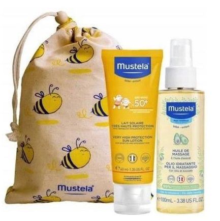 Mustela, Zestaw SUN Maluszek w podróży 40ml+100ml