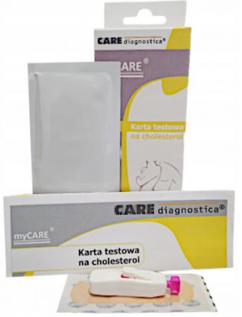 Mycare, Karta testowa test na cholesterol, 1 sztuka Data