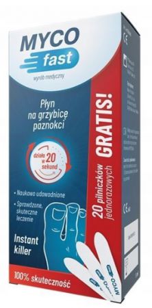 Mycofast płyn 5 ml + 20 pilniczków jednorazowych