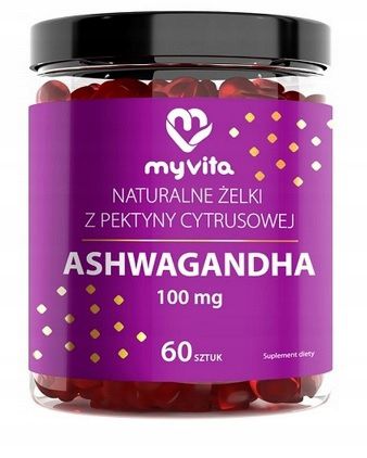 MyVita Ashwagandha Żelki,  60 sztuk