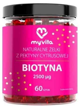 MyVita Biotyna,  Naturalne żelki,  60 sztuk