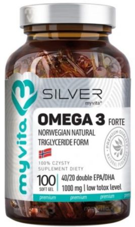 MyVita Silver Omega 3 Forte 100 kapsułek