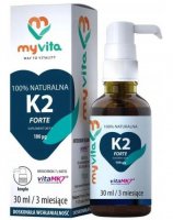 MyVita, Witamina K2 Forte 100 ug, 30 ml