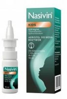 Nasivin Kids; 0,25 mg/ml, aerozol do nosa, roztwór, 10ml