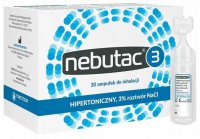 Nebutac 3, hipertoniczny, 3% roztwór NaCl, 30 ampułek