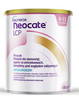 Neocate LCP, od urodzenia do 12 miesiąca życia, proszek, 400 g