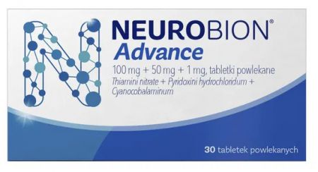 Neurobion Advance 100mg+50mg+1mg x 30 tabletek powlekanych