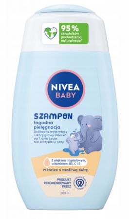 Nivea Baby Szampon łagodna pielęgnacja, 200ml