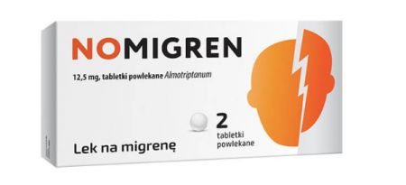 Nomigren 12,5 mg x 2 tabletki powlekane