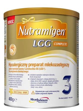 Nutramigen 3 LGG Complete proszek, 400g