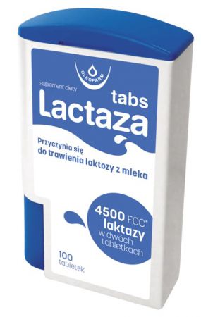 Oleofarm Lactaza Tabs, 100 tabletek