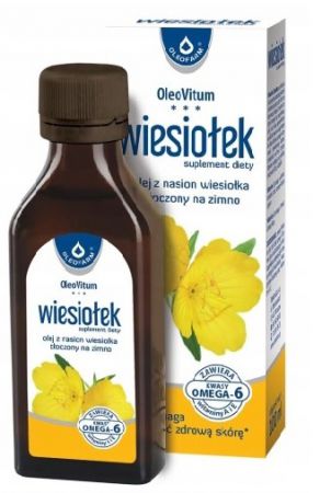 Oleofarm, Wiesiołek, Olej z nasion wiesiołka, 100 ml