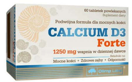 Olimp, Calcium D3 Forte, 60 tabletek