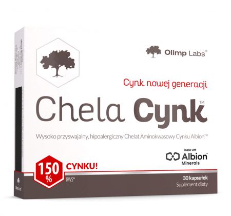 Olimp Chela-Cynk, Cynk nowej generacji 15 mg, 30 kapsułek