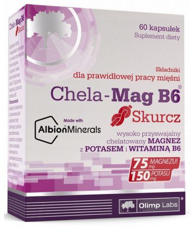 Olimp Chela-Mag B6 Skurcz 60 kapsułek