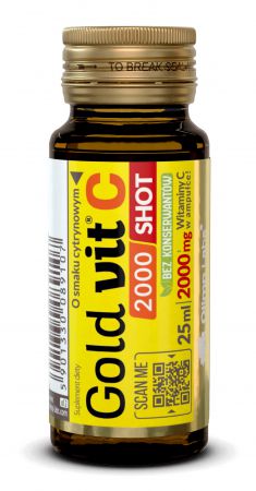 Olimp Gold-Vit C 2000 mg, shot, 25 ml, o smaku cytrynowym
