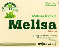 Olimp Pure Herbs Melisa Premium, 30 kapsułek