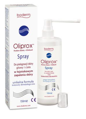 Oliprox, łojotokowe zapalenie skóry, spray, 150ml