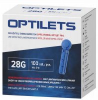 Optilets Lancety 28G, 100 sztuk