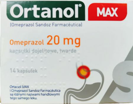 Ortanol Max 20mg, 14 kapsułek dojelitowych, Inpharm,