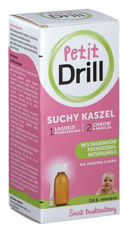 Petit Drill, suchy kaszel syrop, 125 ml