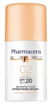 Pharmaceris F fluid kryjący 02 sand spf 20 30ml