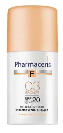 Pharmaceris F fluid kryjący 03 bronze spf20 30 ml