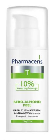 Pharmaceris T Sebo-Almond Peel 10% Krem z kwasem migdałowym na noc 50ml