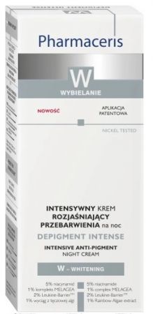 Pharmaceris W, Depigment Intense, Intensywny Krem Rozjaśniający Przebarwienia na Noc, 50ml