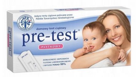 Pre-Test, Płytkowy test ciążowy, 1 sztuka