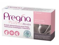 Pregna Plus bez żelaza, 30 kapsułek