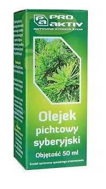 Pro activ, Olejek pichtowy syberyjski, 50 ml